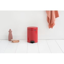 Brabantia Pedalspand, 5 L, passion red