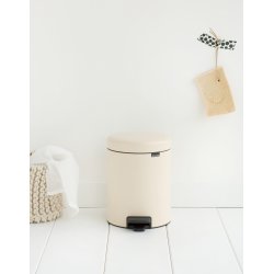 Brabantia Pedalspand, 5 L, almond
