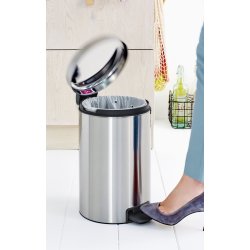 Brabantia Pedalhink, 12 L, matt steel FPP