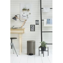 Brabantia Pedalhink 12 L, platinum