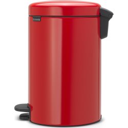 Brabantia Pedalspand, 12 L, passion red
