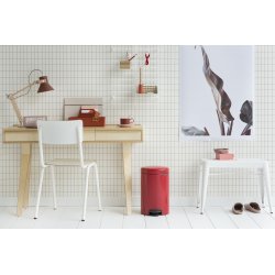 Brabantia Pedalspand, 12 L, passion red