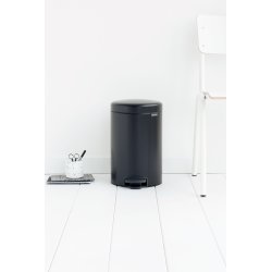 Brabantia Pedalhink 12 L, matt black