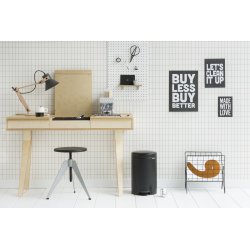 Brabantia Pedalhink 12 L, matt black