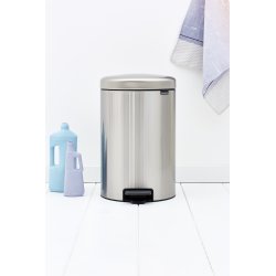 Brabantia Pedalhink 20 L, matt steel