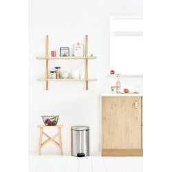 Brabantia Pedalhink 20 L, matt steel