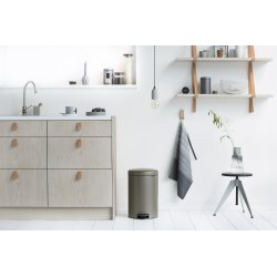 Brabantia Pedalhink 20 L, platinum