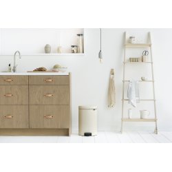 Brabantia Pedalspand, 20 L, almond