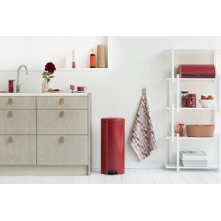 Brabantia Pedalspand, 30 L, passion red