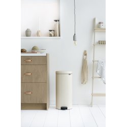 Brabantia Pedalspand, 30 L, almond