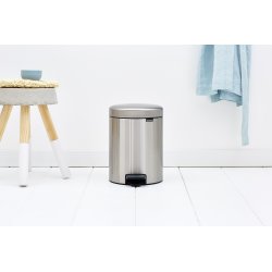 Brabantia Pedalhink 5 L, matt steel