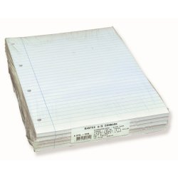 Bantex Block A4, linjerat, kantlimmat