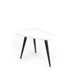 Bello Lounge bord, 70x50 cm, højde 30 cm, Hvid 