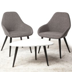 Bello loungeset, 2 stolar och bord