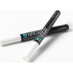 NAGA Chalkmarker til glastavle, hvid 2 stk.