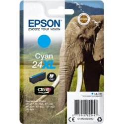 Epson nr T2432/C13T24324022 bläckpatron, cyan, 740