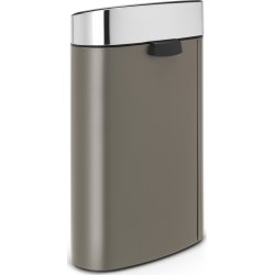 Brabantia Touch Bin 40 L, platinum med stållock