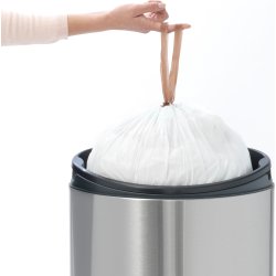 Brabantia Touch Bin 40 L, platinum med stållock
