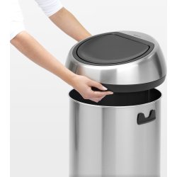 Brabantia Touch Bin 60 L, platinum, FPP-lock