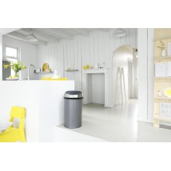 Brabantia Touch Bin 60 L, platinum, FPP-lock