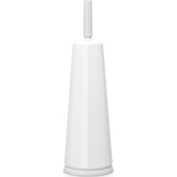 Toalettborste med hållare Brabantia, Vit