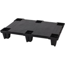 Plastpall, 800x600 mm, svart