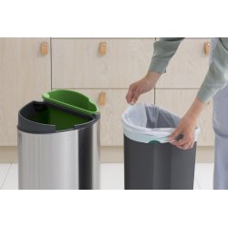 Brabantia avfallssortering. 10 + 23 L, matt steel