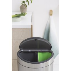 Soptunna Brabantia Touch Bin Recycle 10+23 L Matt