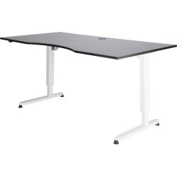 Skrivbord Stay Höj/Sänk Svart/Vit 180x90 cm