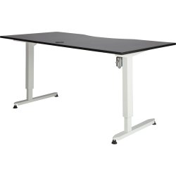 Skrivbord Stay Höj/Sänk Svart/Vit 180x90 cm