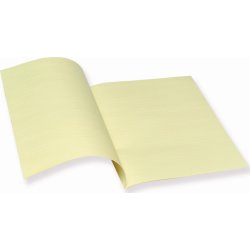 Bantex aktomslag, gult, linjerat, 250 st