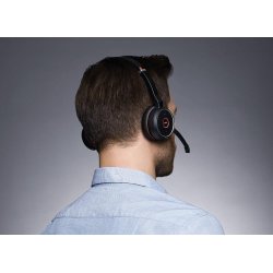 Jabra Evolve 75 SE UC Stereo headset med hållare