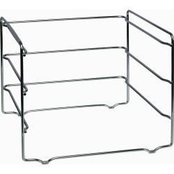Bantex Vision brevkorgsstativ, 3 brevkorgar, krom