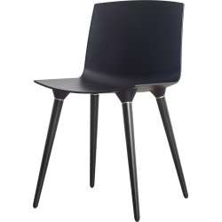 TAC konferensstol svart, med svarta ben