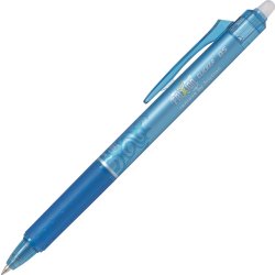 Pilot Frixion Clicker kuglepen, 0,5 mm, lyseblå