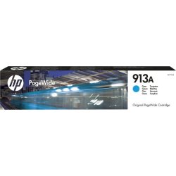 Bläckpatron HP 913A/F6T77AE PageWide Blå 3000s