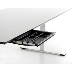 Slim Tray Small udtræksskuffe i sort 