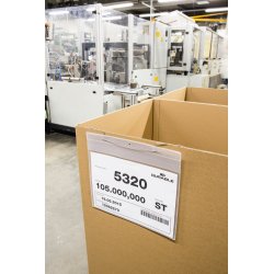 Lagerficka m. ståltrådsfäste Durable A4 Liggande