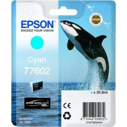 Bläckpatron Epson T76024010 Cyan 25,9 ml