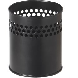 Twin pennställ i metall, svart