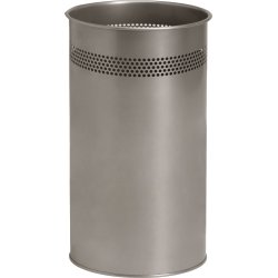 Twin Metal Papperskorg 21 liter, silver