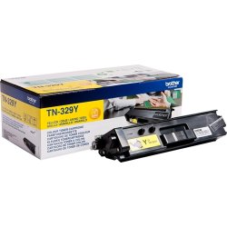 Lasertoner Brother TN-329Y Gul 6000 sidor 2-pack