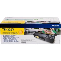 Lasertoner Brother TN-329Y Gul 6000 sidor 2-pack