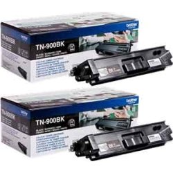 Lasertoner Brother TN900BK Svart 6000 sidor 2-pack