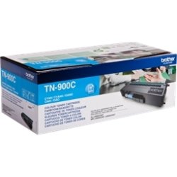 Lasertoner Brother TN900C Cyan 6000 sidor 2-pack