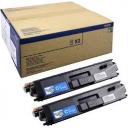 Lasertoner Brother TN900C Cyan 6000 sidor 2-pack
