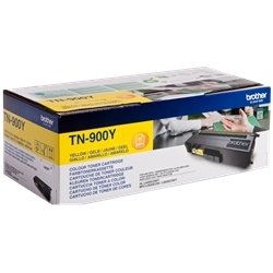 Lasertoner Brother TN900Y Gul 6000 sidor 2-pack