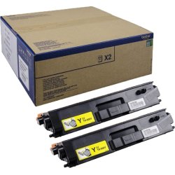 Lasertoner Brother TN900Y Gul 6000 sidor 2-pack