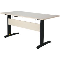 Skrivbord VIKING Höj/Sänk 160x80 Lönnmelamin/Svart