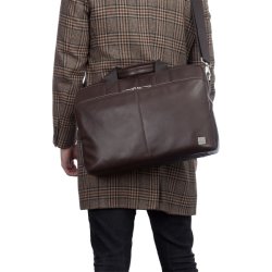 Knomo Amesbury 15" computertaske, brun